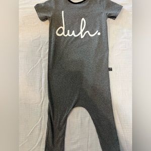 Rags 2T Duh short sleeve pant romper